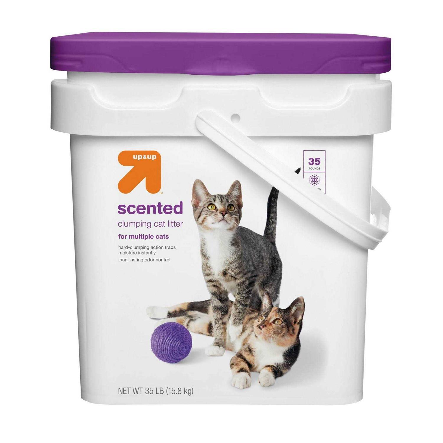 up & up Scented Clumping Cat Litter Pail - Healthber