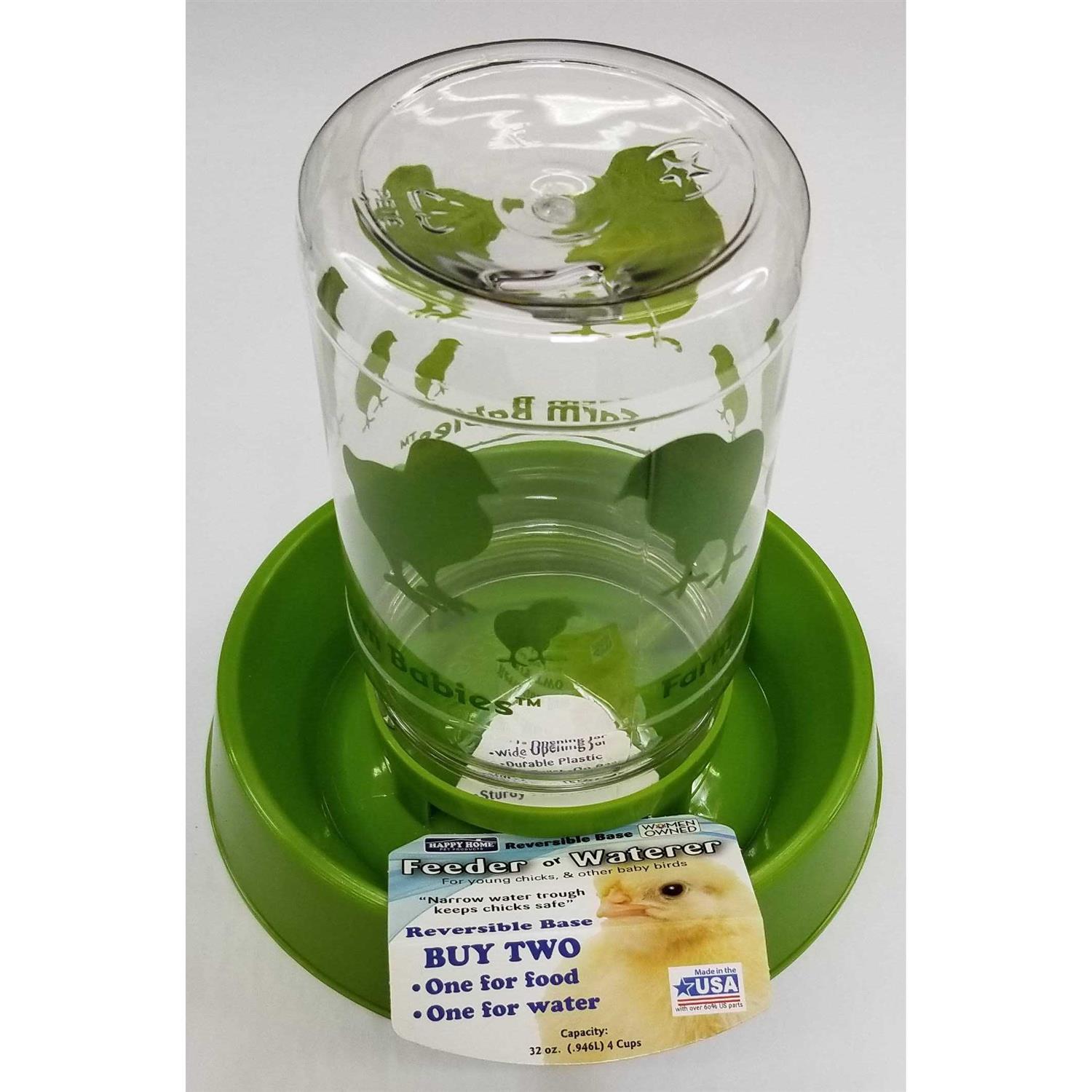 Lixit Happy Home Baby Chick Dual Feeder and Waterer - Healthber