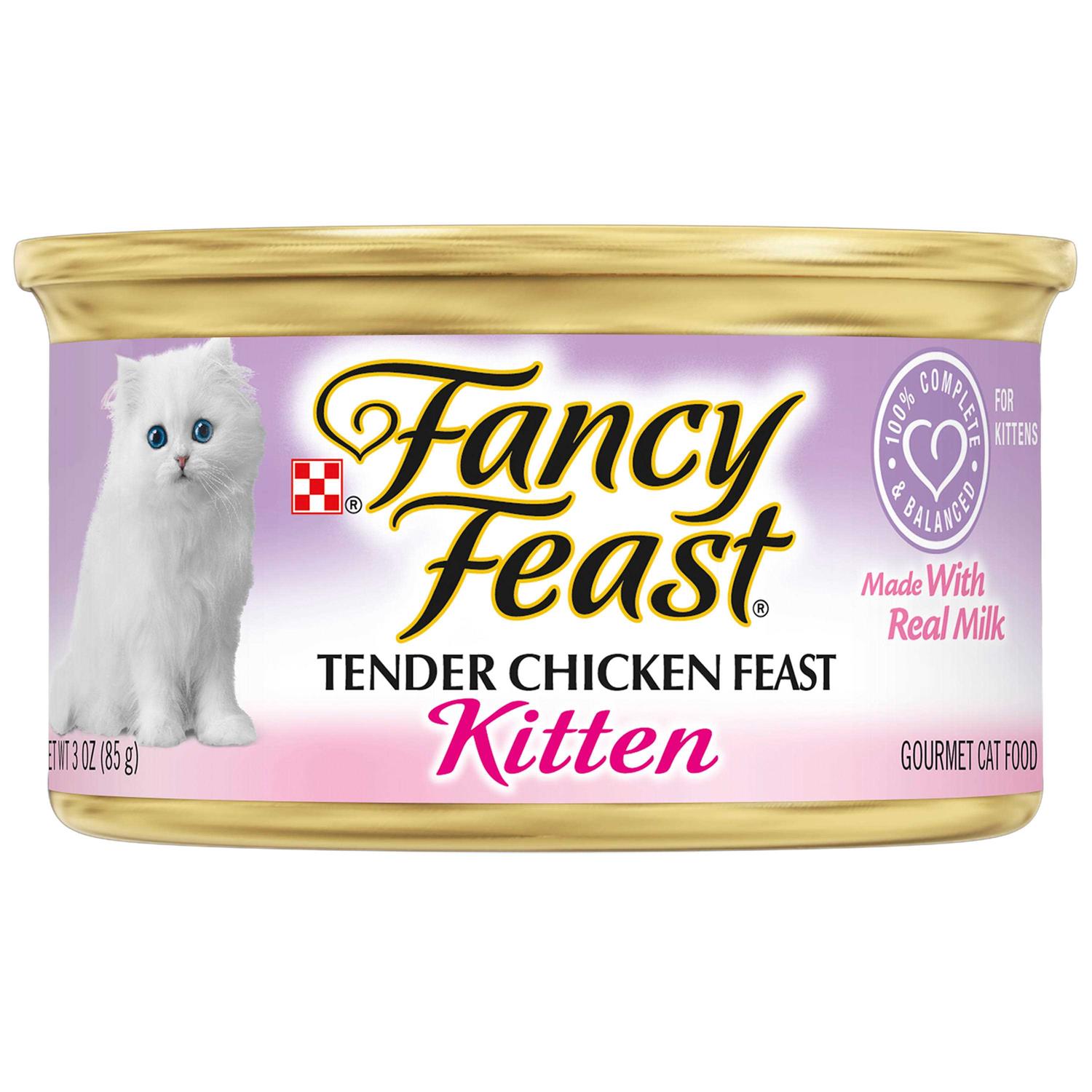 Purina Fancy Feast Grain Free Pate Wet Kitten Food - Healthber