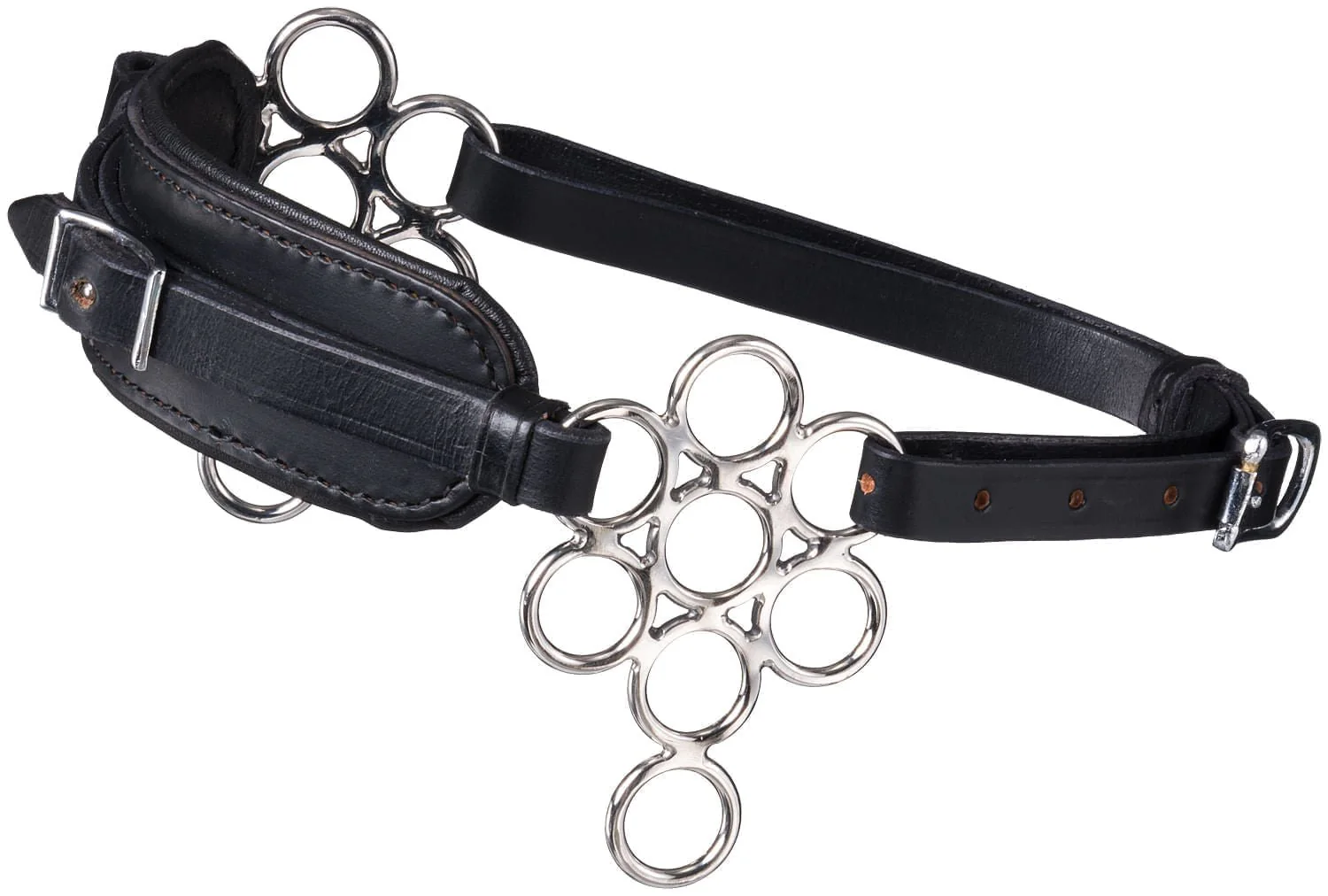 Leather Nose Multi-Ring Hackamore - Healthber