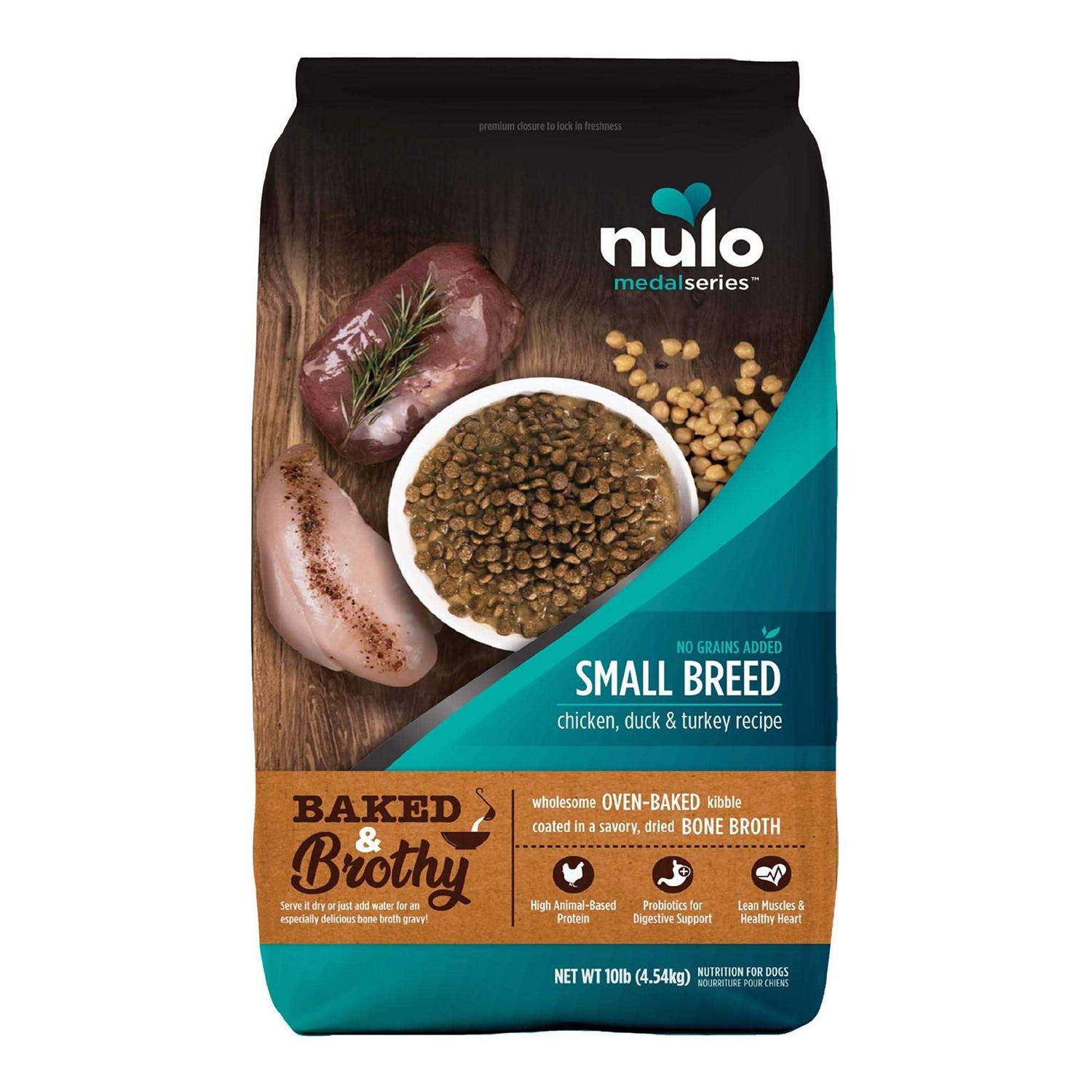 Nulo MedalSeries Baked & Brothy Chicken Duck & Turkey Breed Adult Dry Dog Food - Healthber