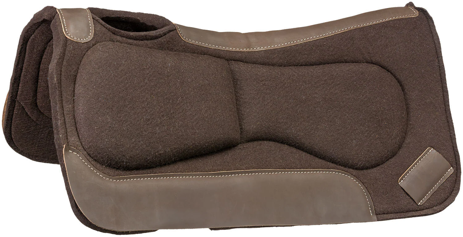 Tough1 Contour Fit Build-Up Felt Saddle Pad - Healthber