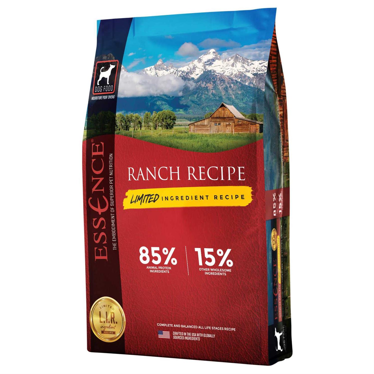 Essence Limited Ingredient Ranch Recipe Dog Dry Food - Healthber