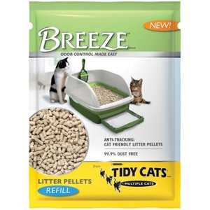 Tidy Cats Breeze Cat Litter Pellets Refill, 3.5-lb bag, case of 6 - Healthber
