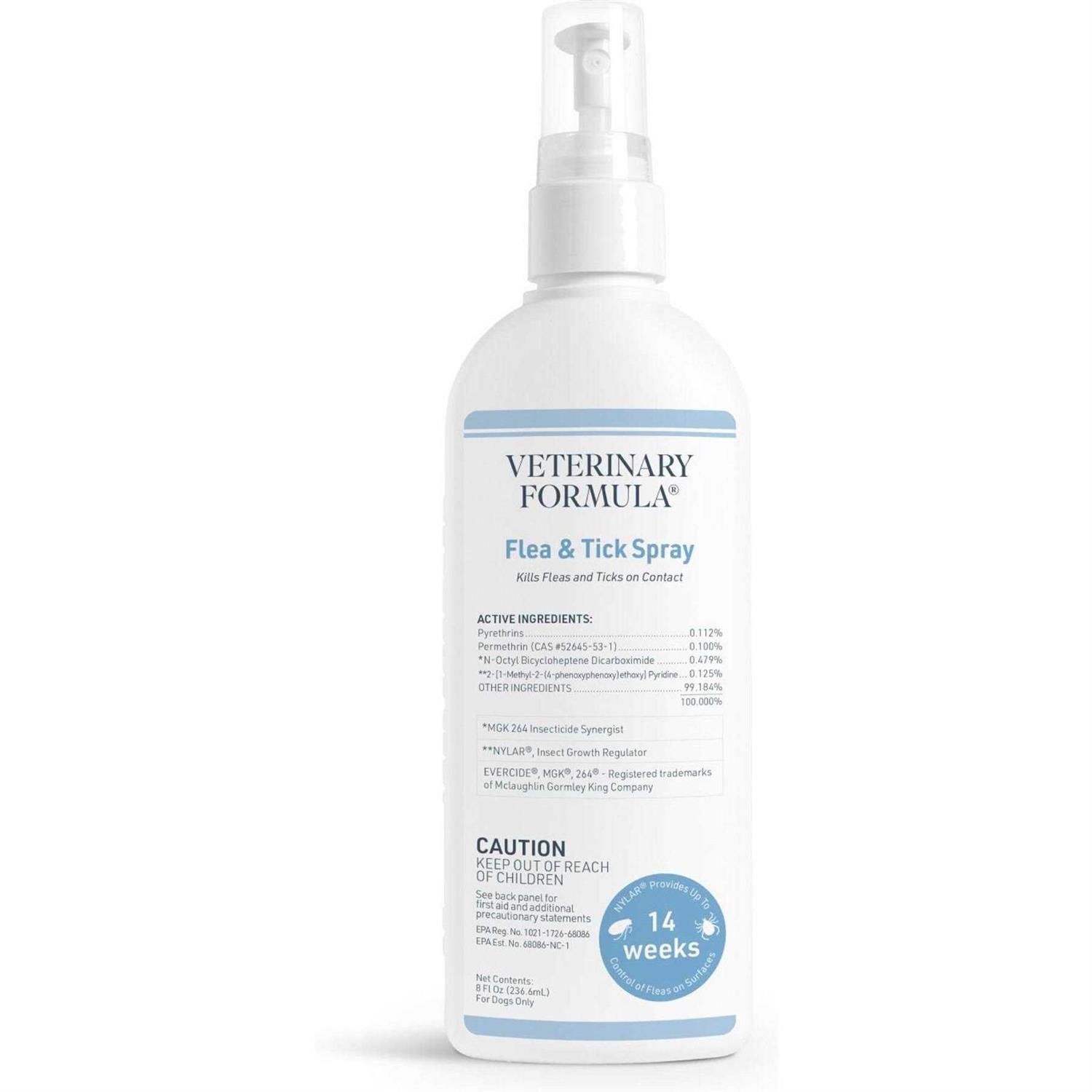 Veterinary Formula Clinical Care Flea & Tick Spray for Dogs - Healthber