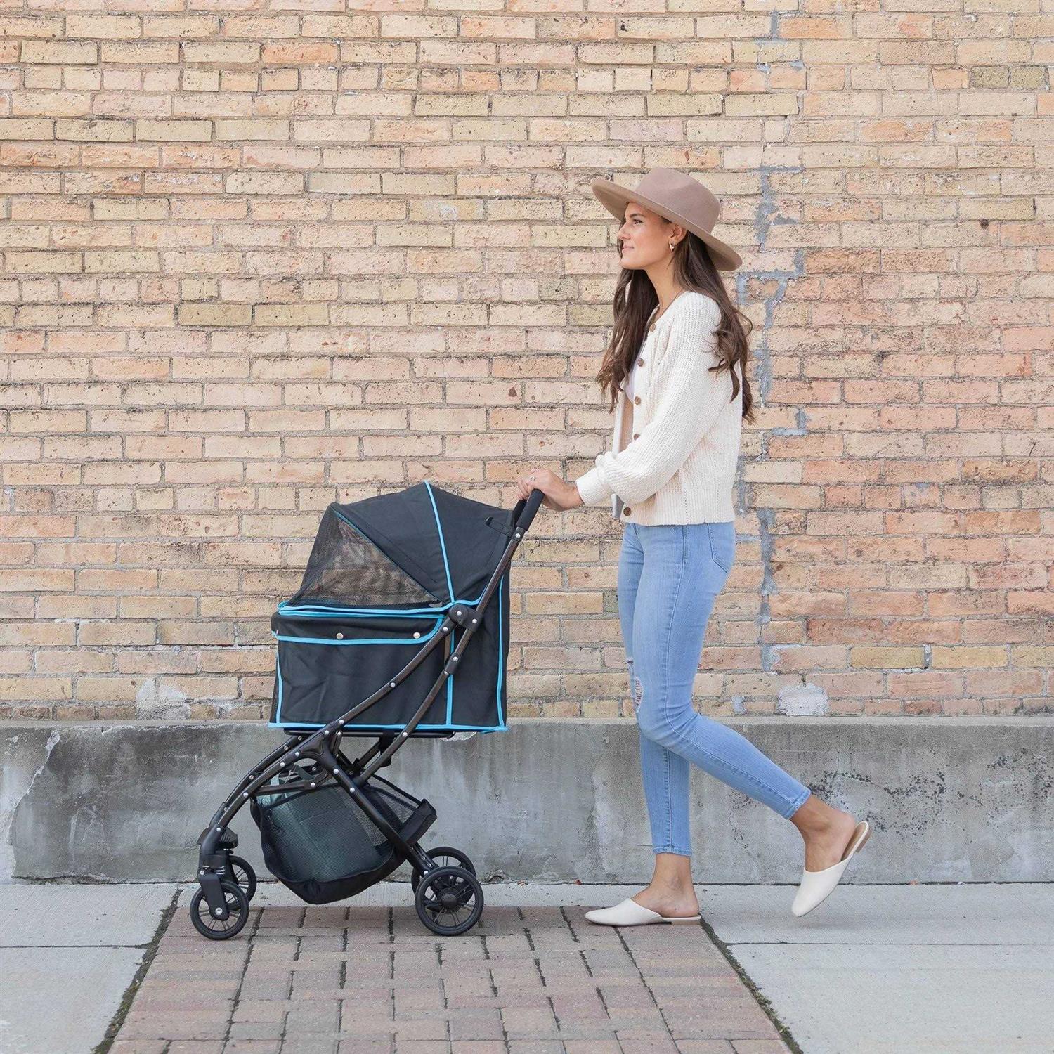 Carlson Pet Products All Life Stages Pet Stroller Black - Healthber