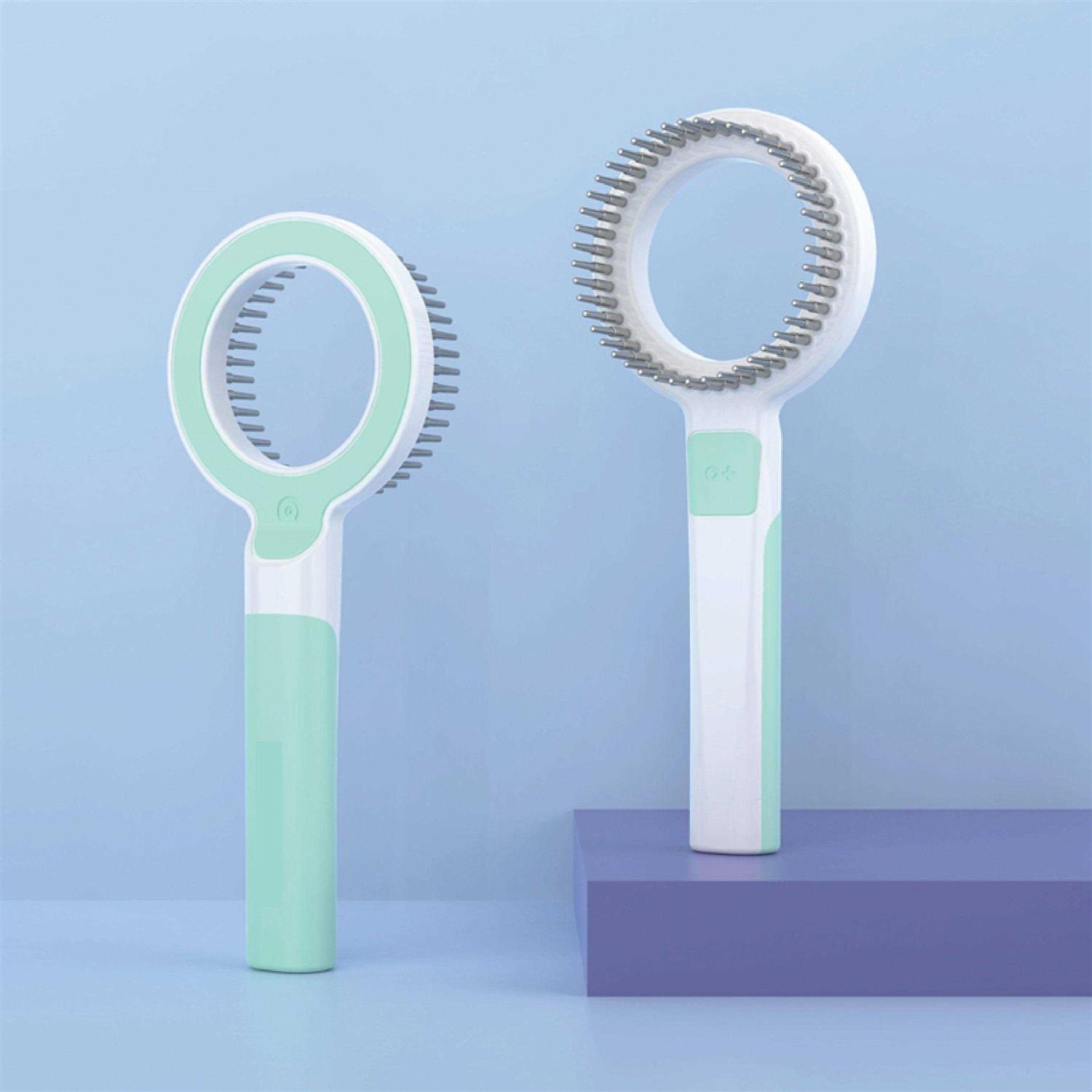 Pet Life WAGNIFY 360 Degree and Multi-Directional Modern Grooming Pet Rake Comb - Healthber