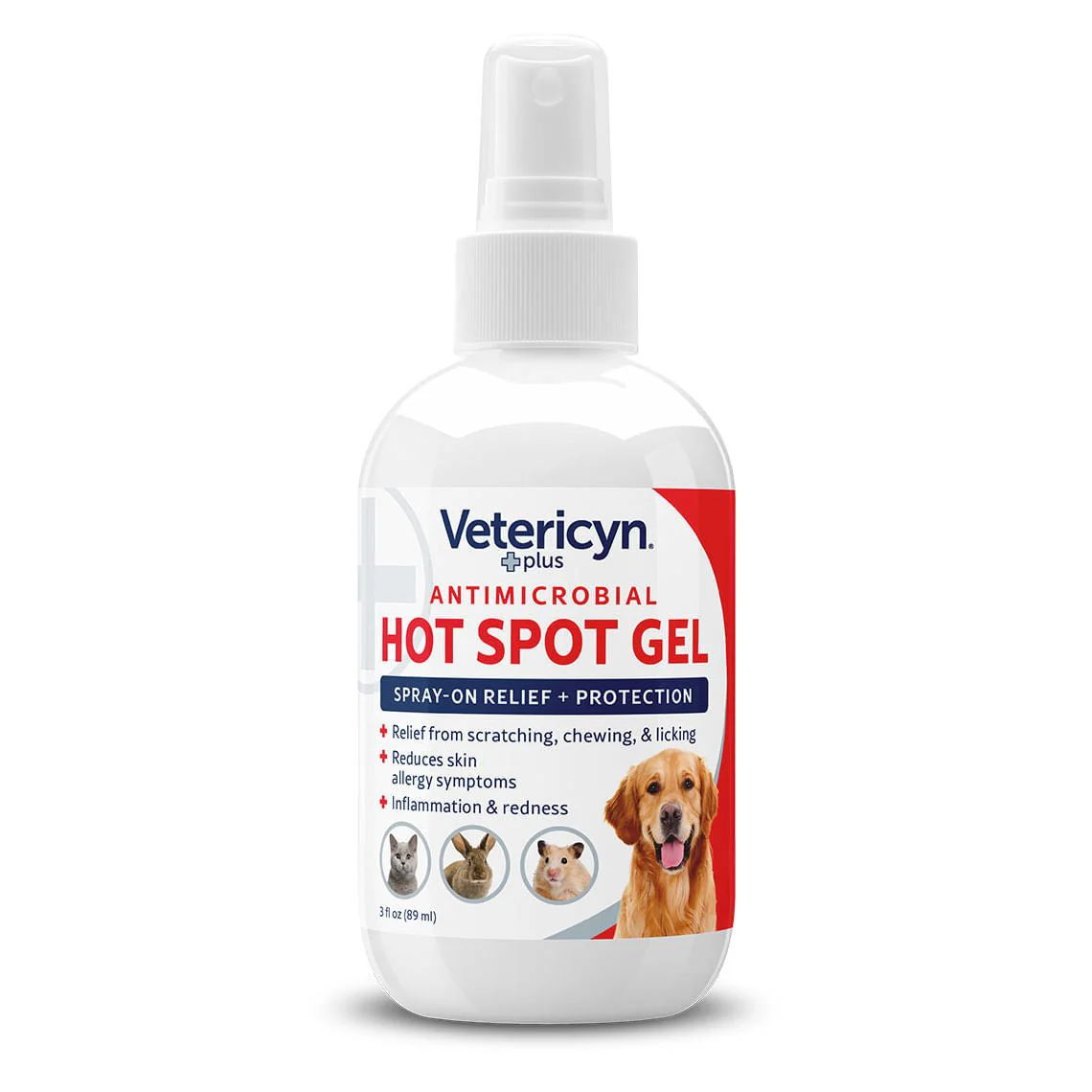 Vetericyn Plus Antimicrobial Hot Spot Gel, 3 oz - Healthber