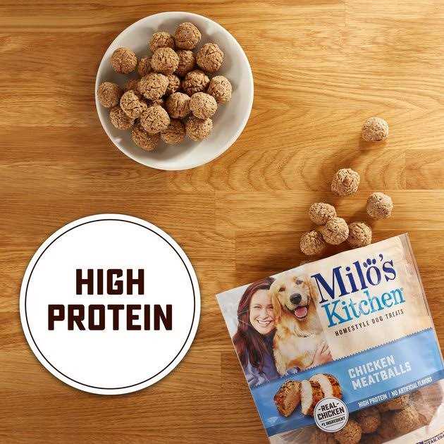 Milo’s Kitchen Chicken Meatballs Dog Treats - Healthber