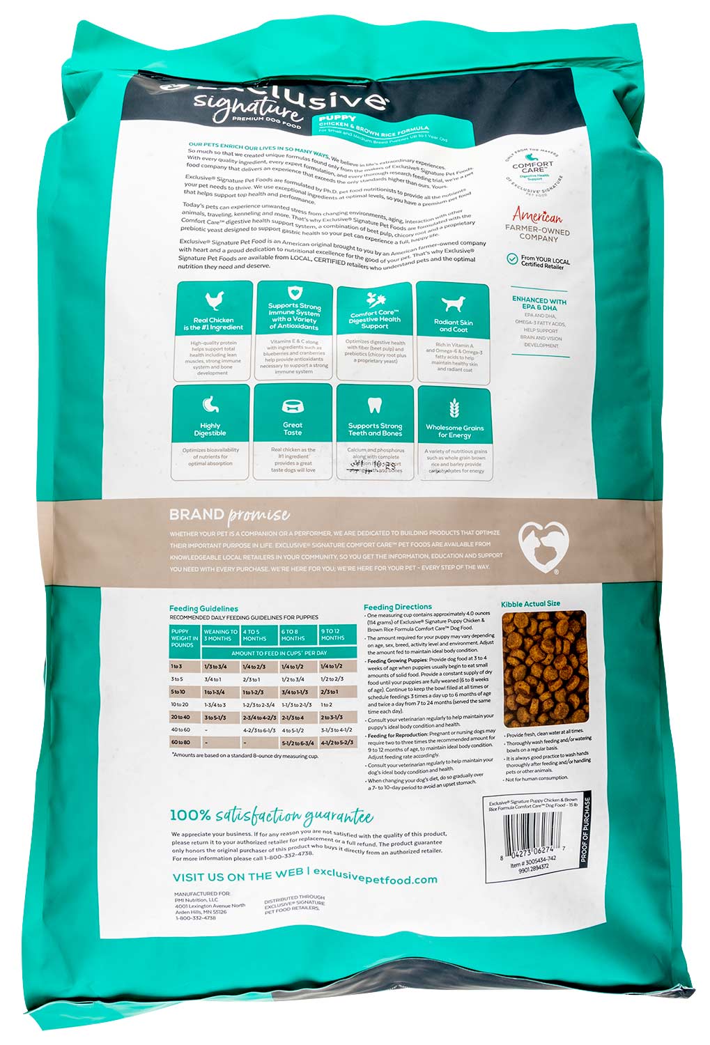 Purina Exclusive Puppy Food, Chicken/Brown Rice - Healthber