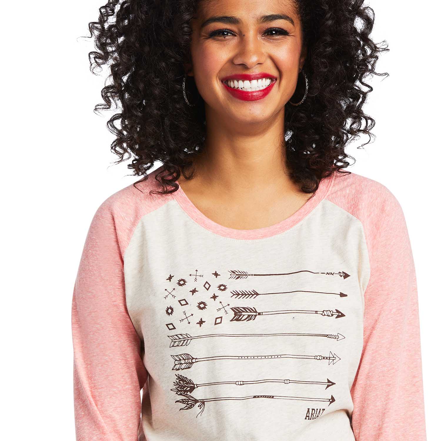 Ariat Women's Arrow Raglan Shirt - Healthber