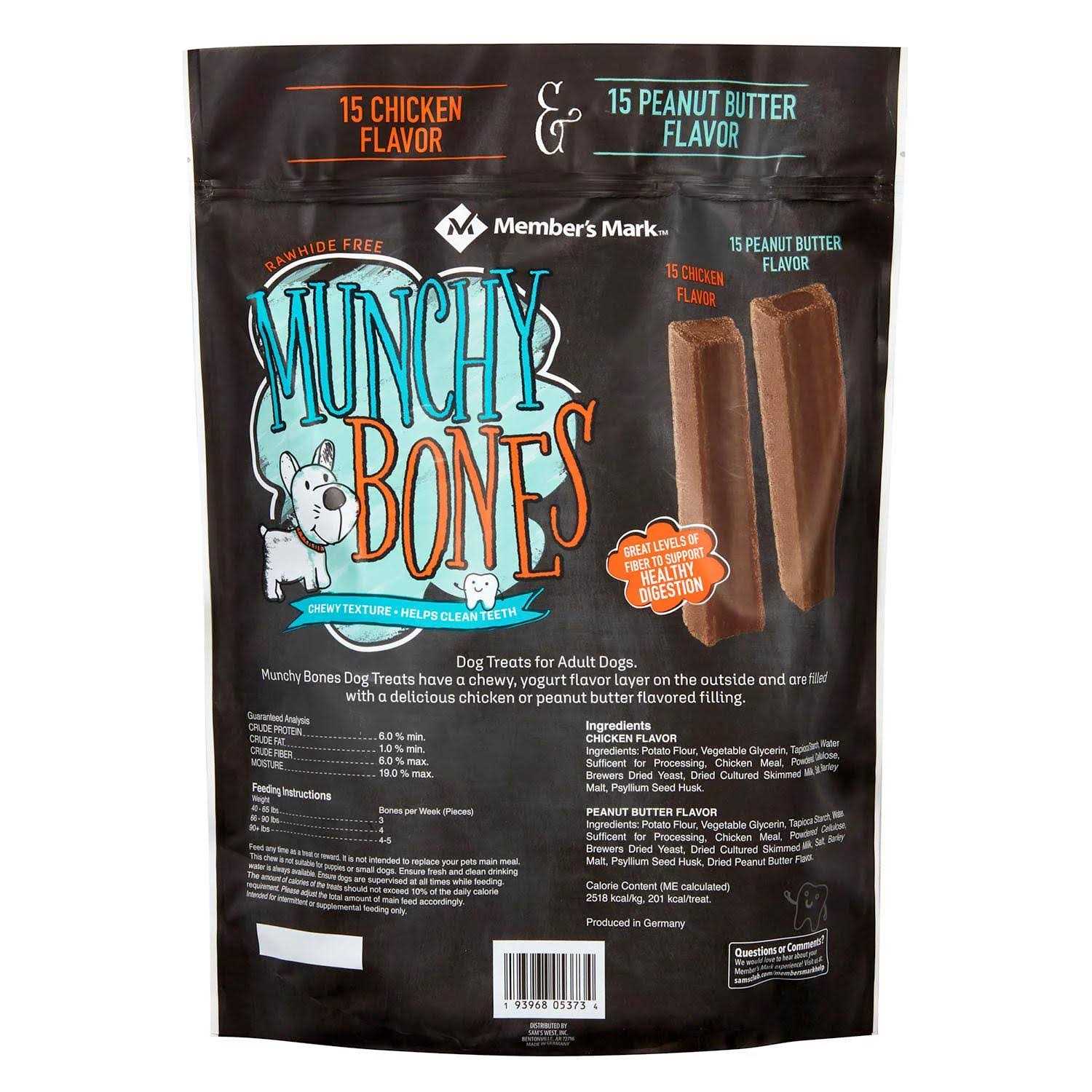 Member’s Mark Munchy Bones Dog Treats for Adult Dogs - Healthber