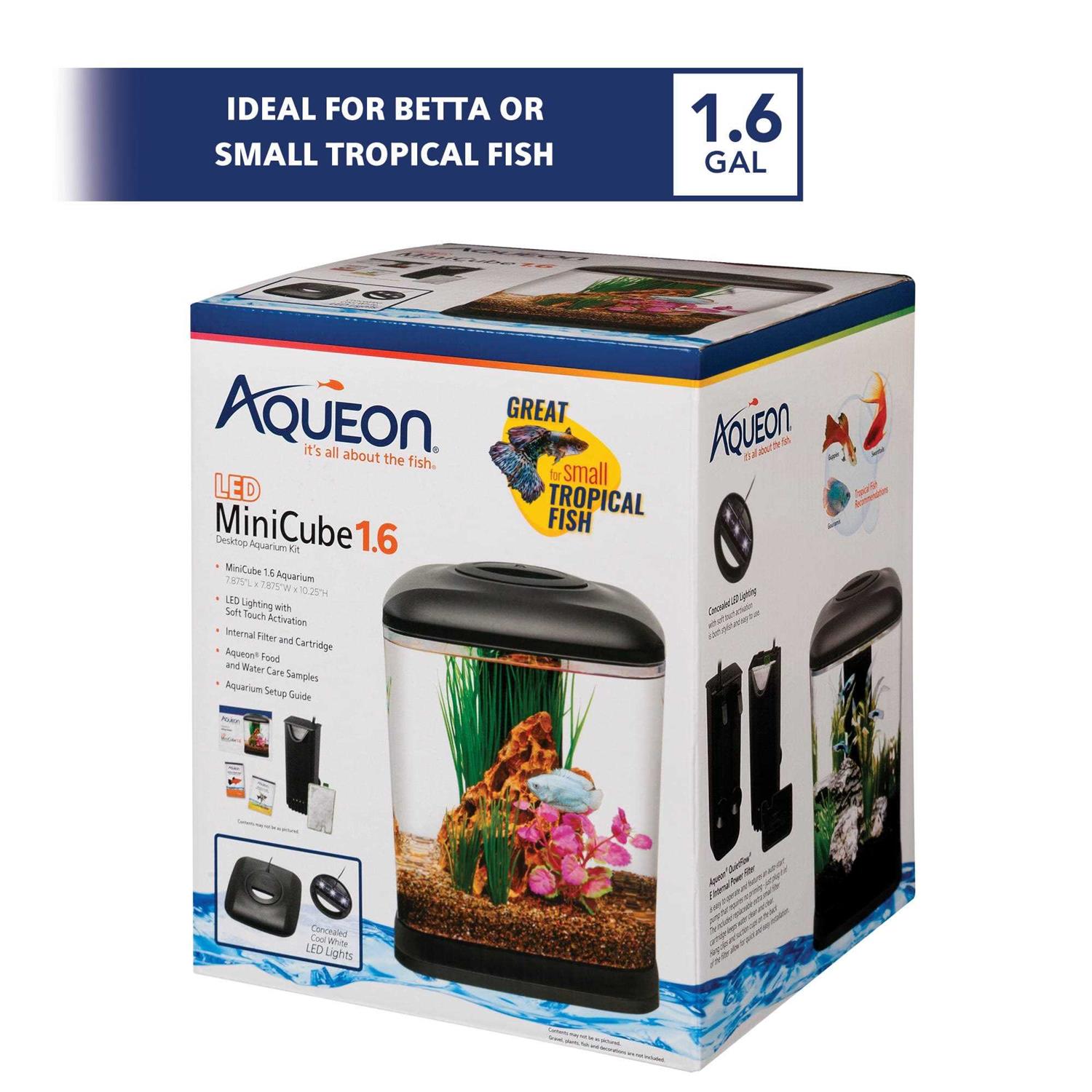 Aqueon LED Mini Cube Aquarium Kit - Healthber