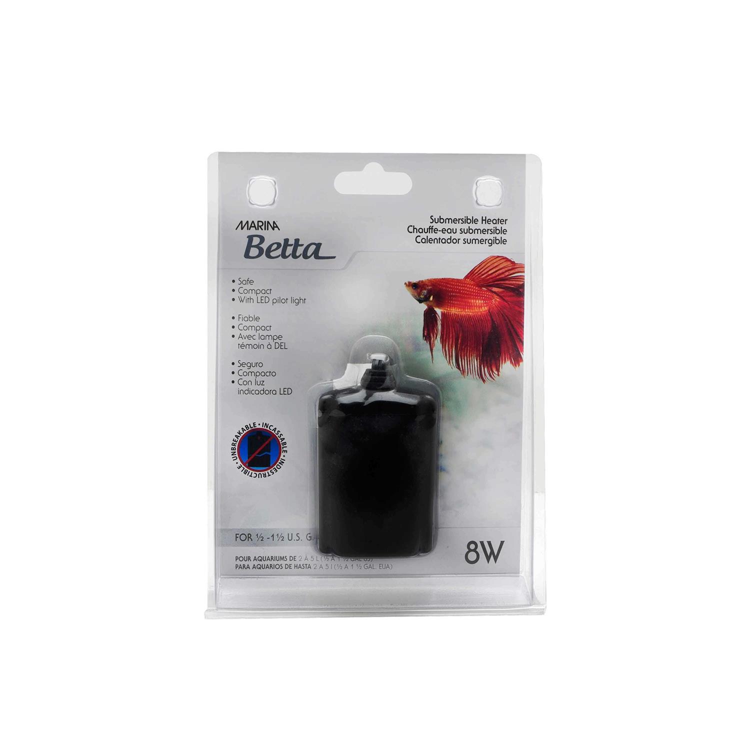 Marina Betta Submersible Aquarium Heater - Healthber