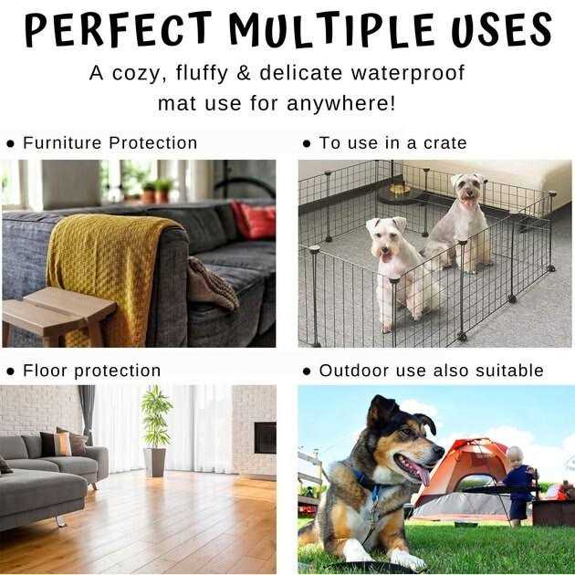 Allisandro anti-slip kennel pads waterproof dog bed - Healthber