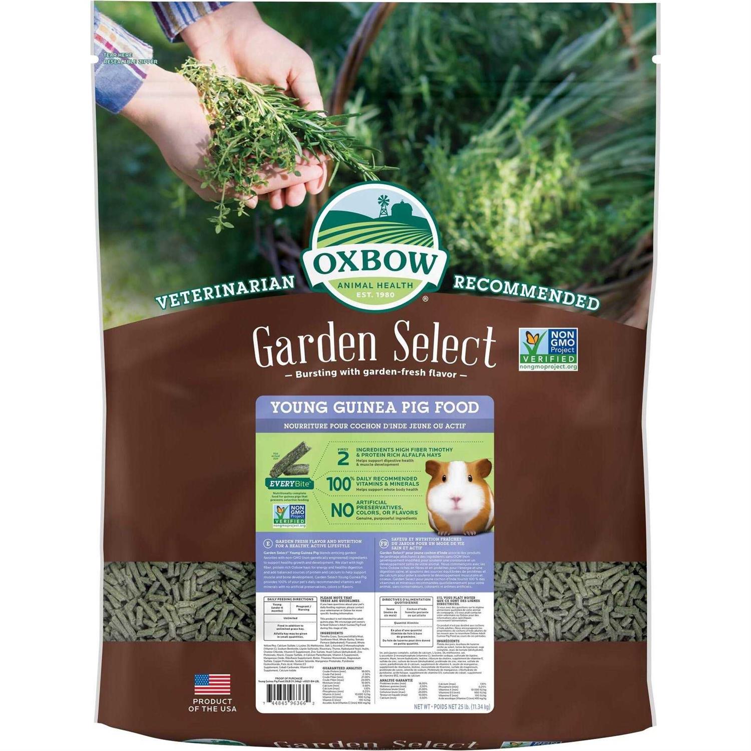 Oxbow Garden Select Adult Guinea Pig Food - Healthber