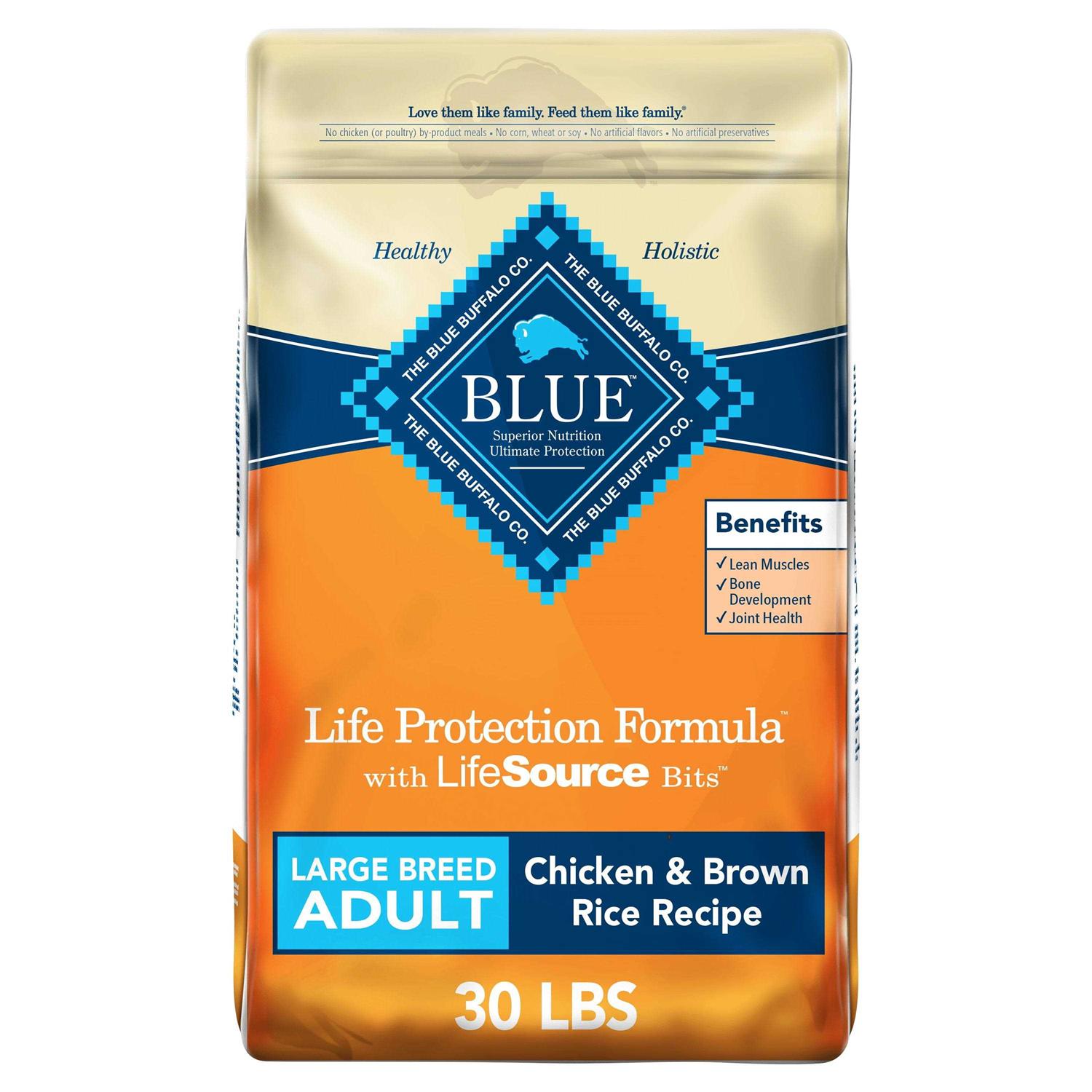 Blue Buffalo Life Protection Formula Fish & Brown Rice Adult Dry Dog Food - Healthber