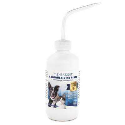 Sogeval Clenz-a-dent Chlorhexidine Rinse 8oz Bottle - Healthber