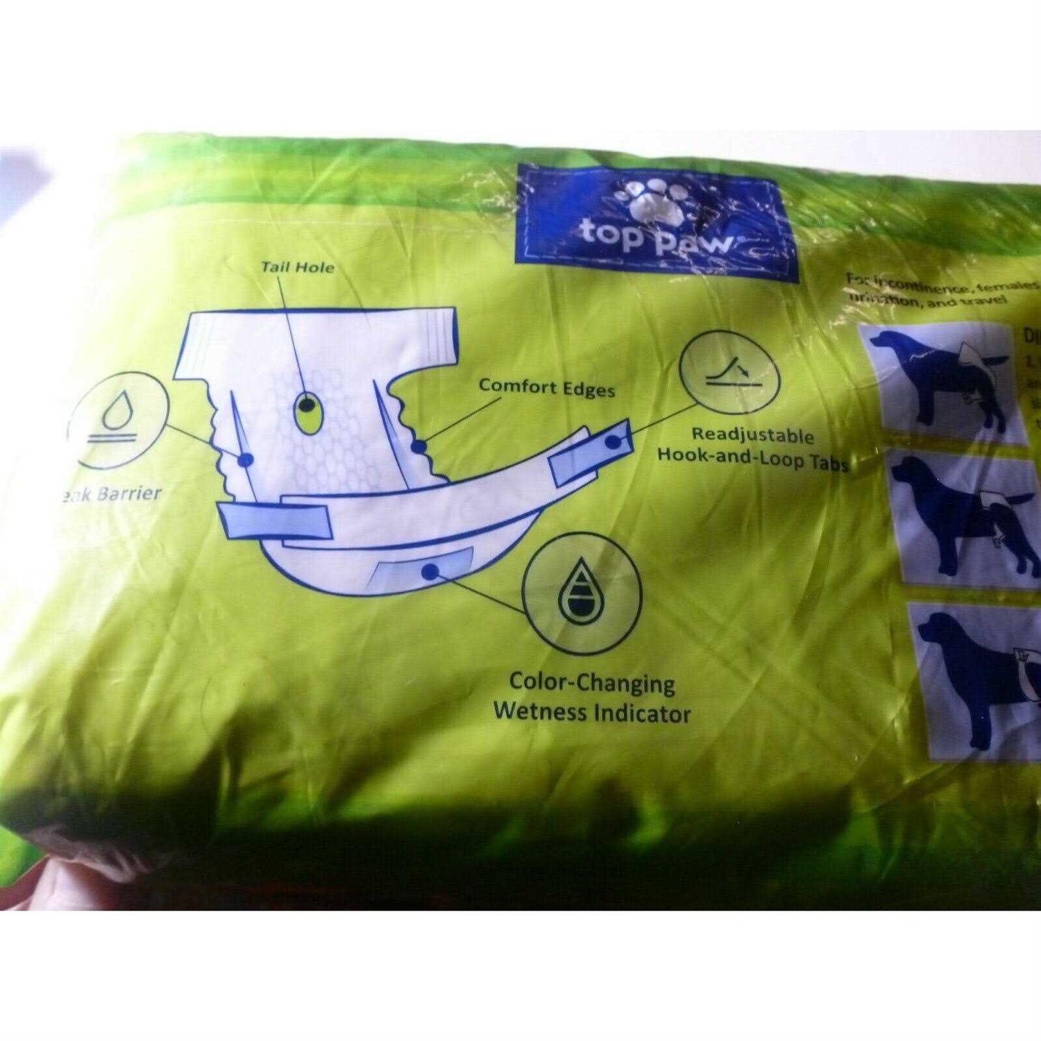 Top Paw Disposable Dog Diapers - Healthber