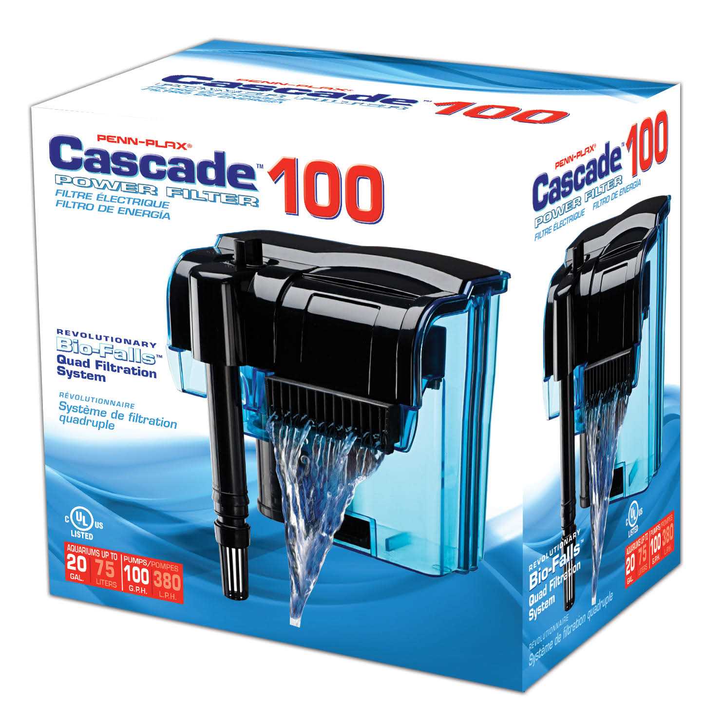 Penn-Plax Cascade 300 Power Filter - Healthber