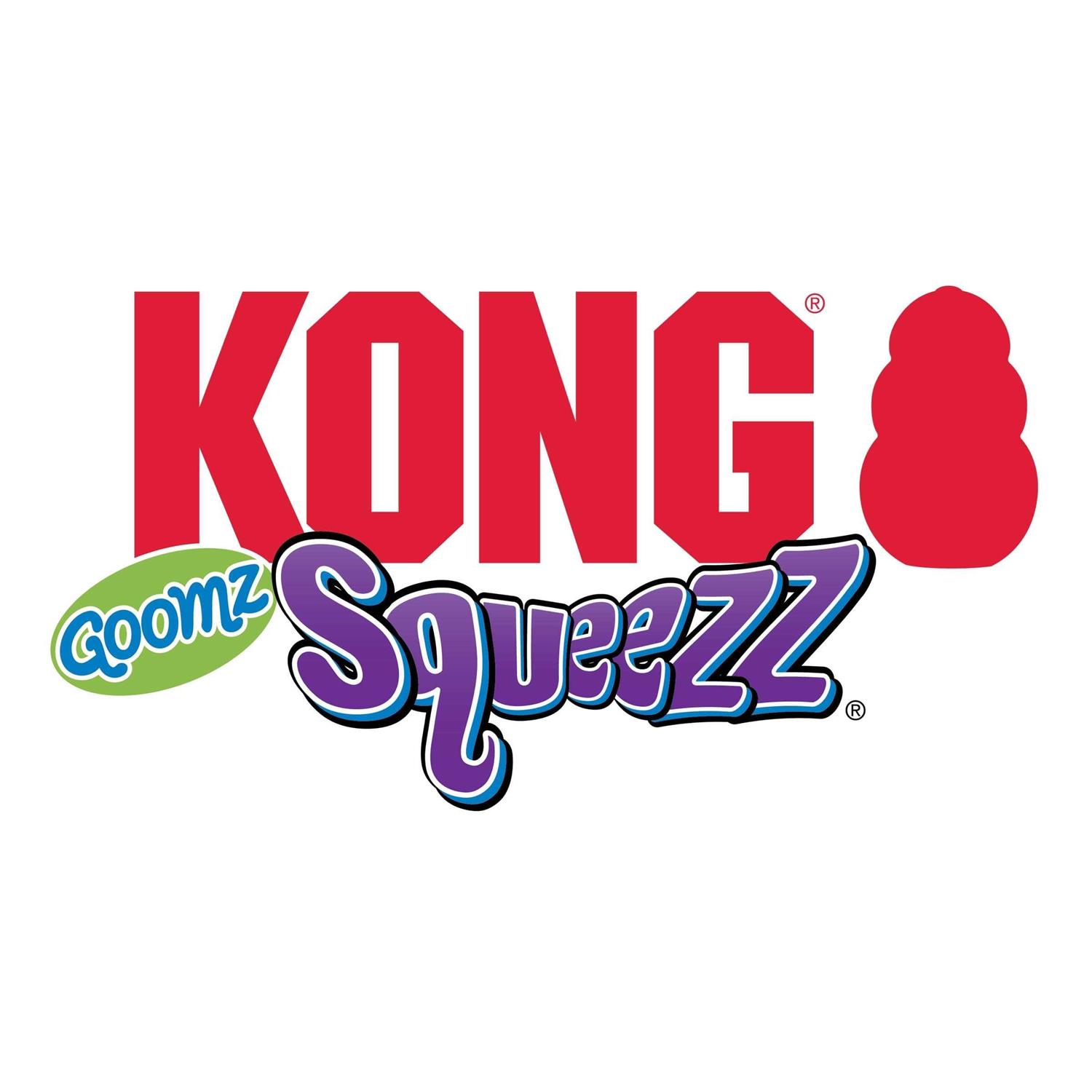 KONG Squeezz Goomz Football Dog Toy - Healthber