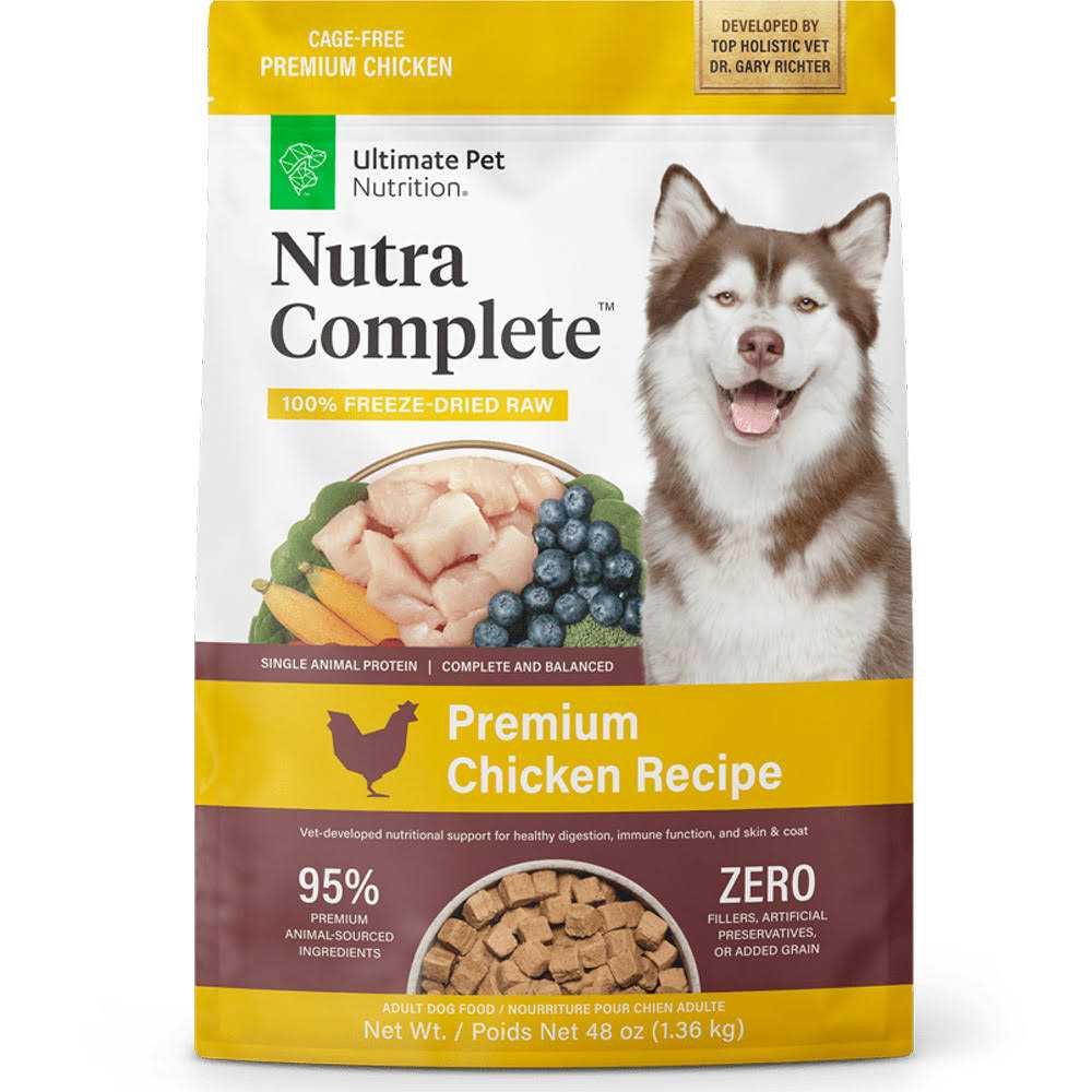 Ultimate Pet Nutrition Nutra Complete Premium Chicken Dog Food - Healthber
