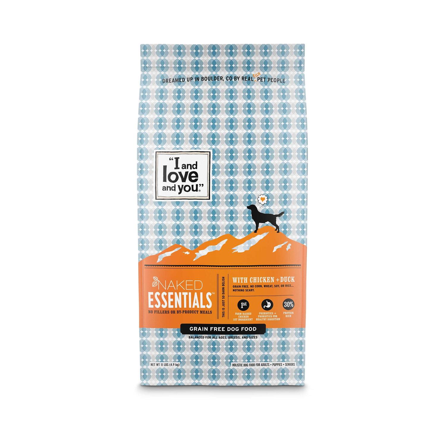 I and Love and You Naked Essentials Dry Dog Food Chicken Duck - Healthber