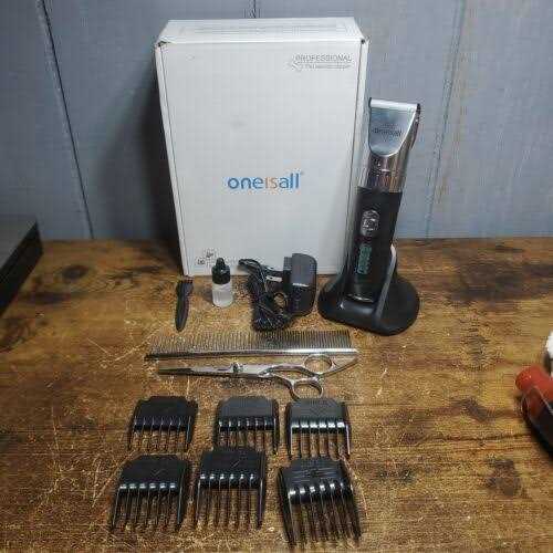 Cat Hair Trimmer 4 Speed Quiet Clippers Cordless Pro Grooming Kit - Healthber