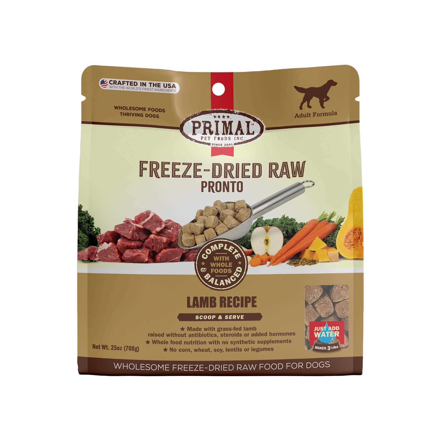 Primal Freeze Dried Raw Pronto Dog Food - Healthber