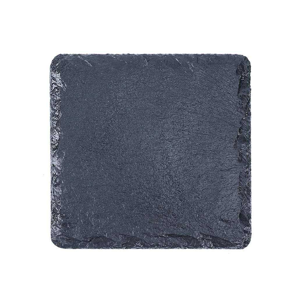 ACKEIVTO Small Slate Reptile Basking Platform Tortoise Feeding Dish Natural Rock Reptile Food Bowl Landscape Habitat Decor for Turtle Lizard Bearded - Healthber