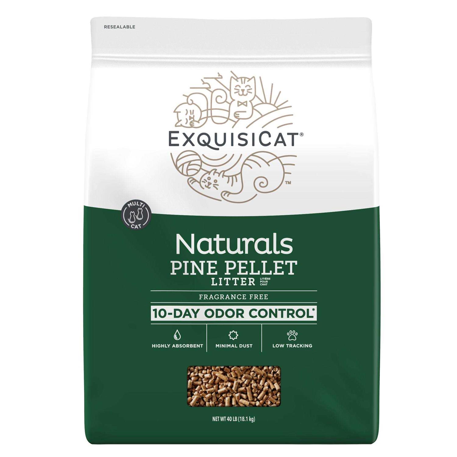 ExquisiCat Naturals Pine Cat Litter - Healthber