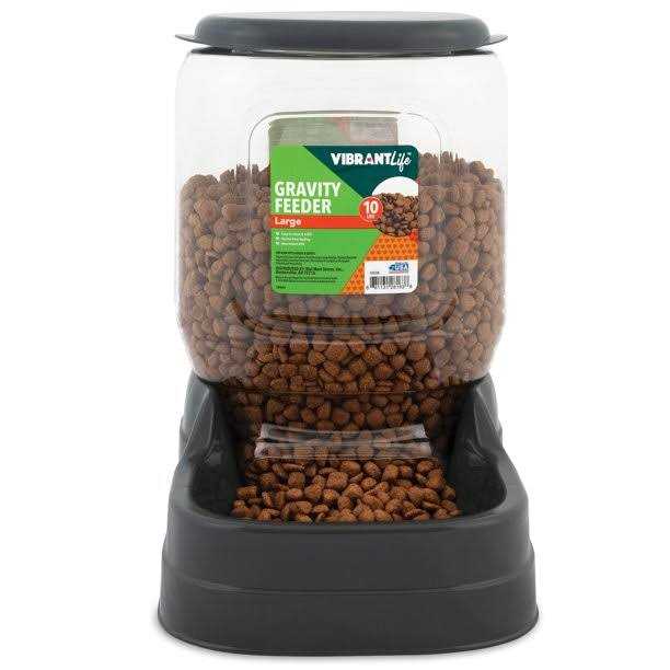 Vibrant Life Gravity Pet Feeder - Healthber