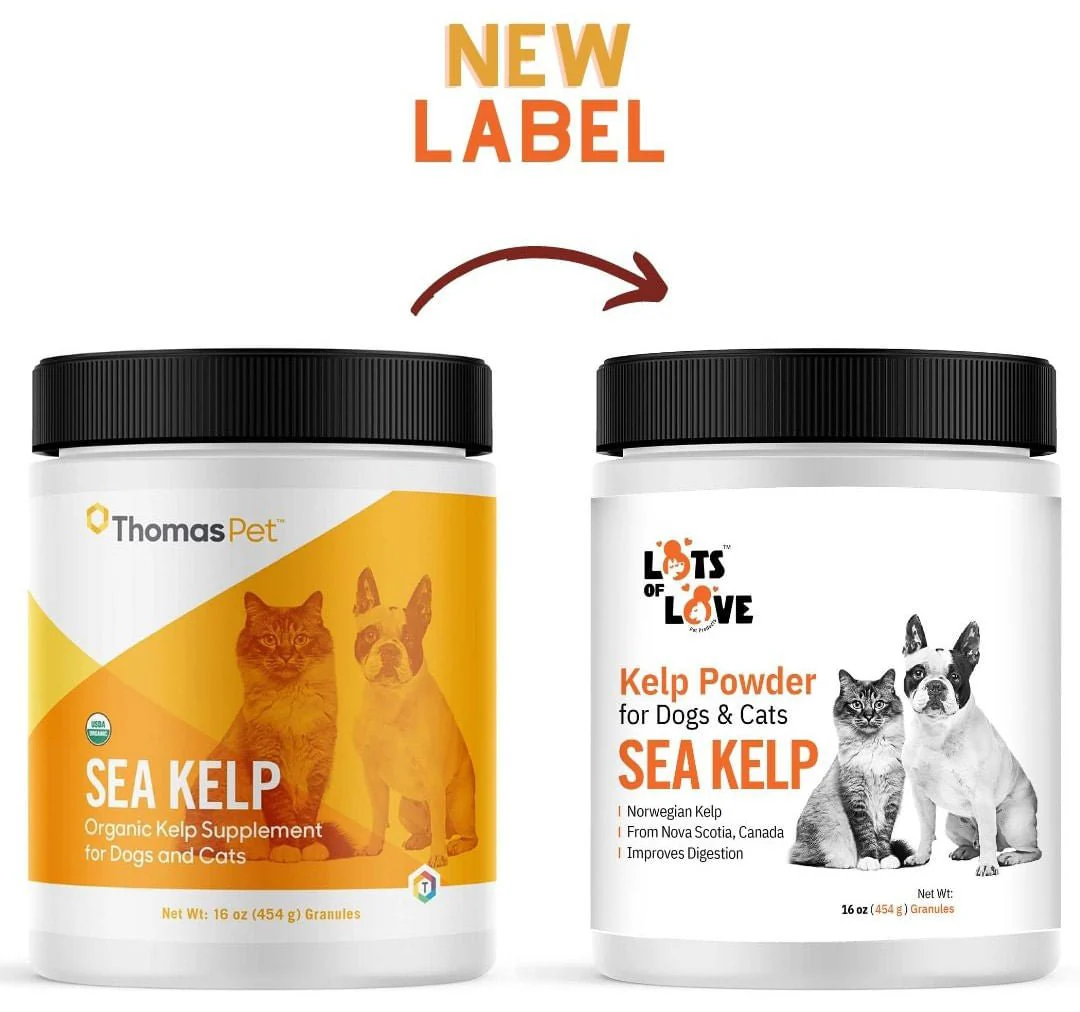 Lots of Love Sea Kelp Granular for Dogs and Cats - Healthber