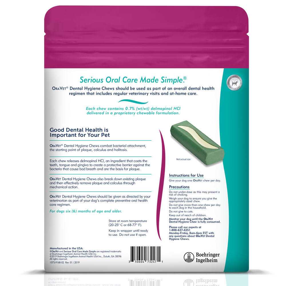 OraVet Dental Hygiene Chews Dogs - Healthber