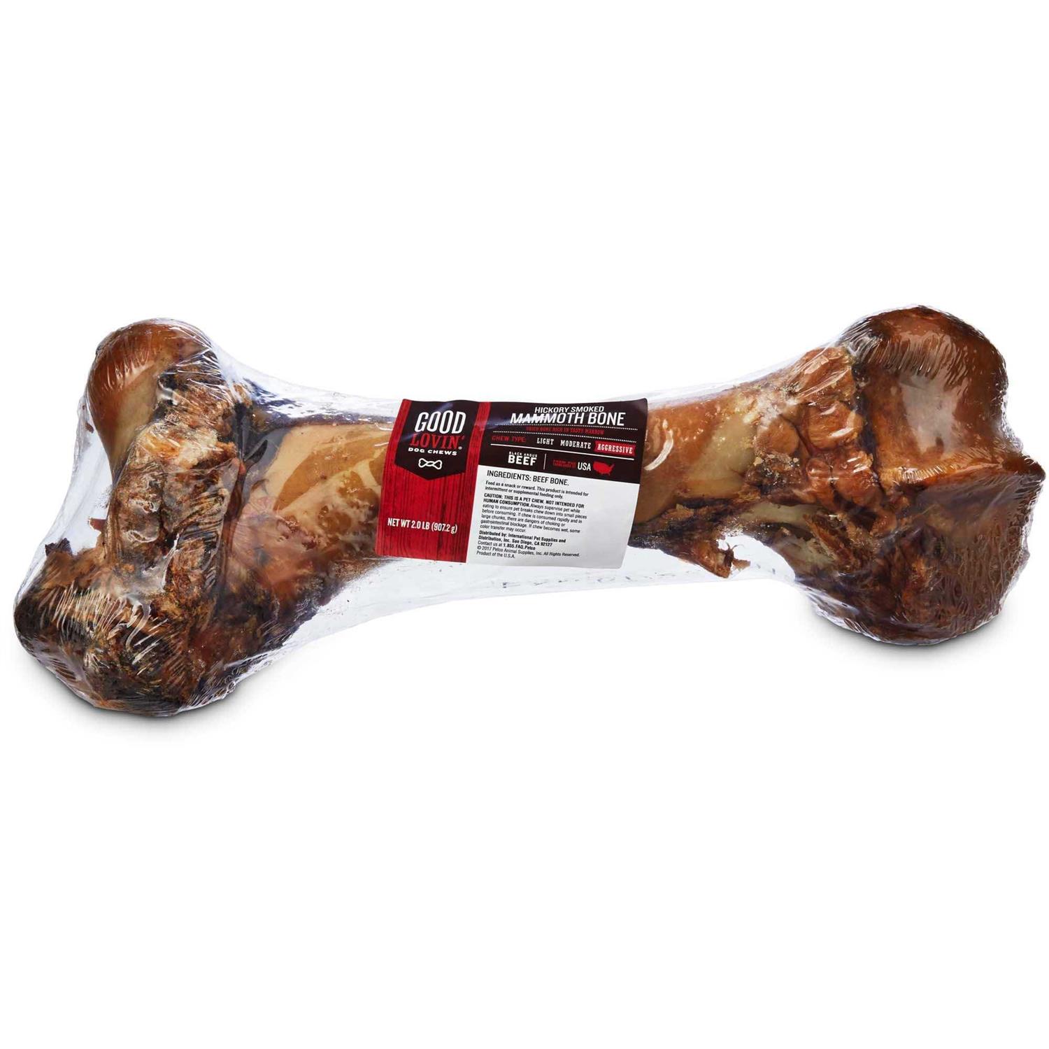 Good Lovin’ Hickory Smoked Mammoth Bone Dog Chew - Healthber
