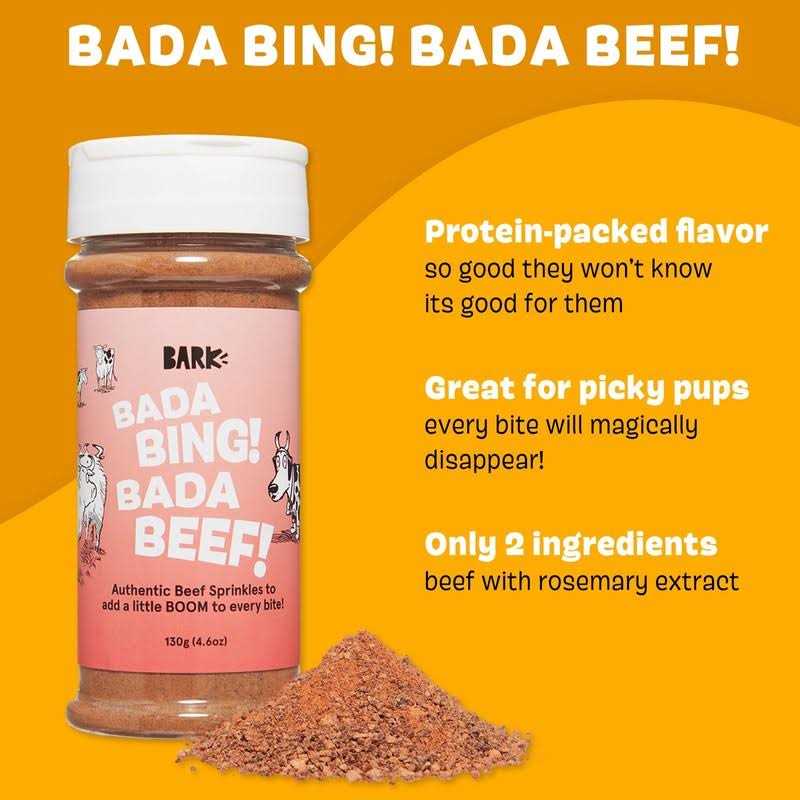 Barkbox Bada Bing Bada Beef Dry Dog Food Topper With High Protein - Healthber