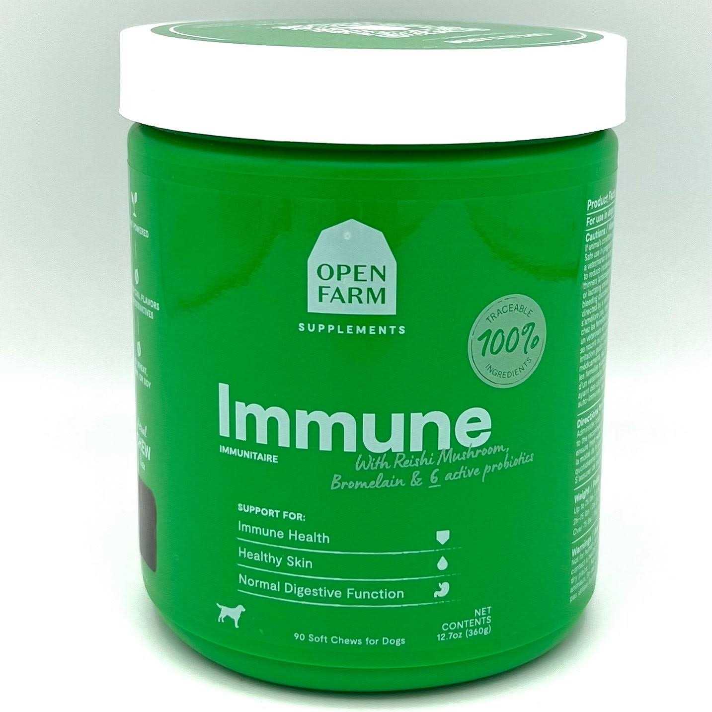 Open Farm Dog Supplement Immune Chews - Healthber