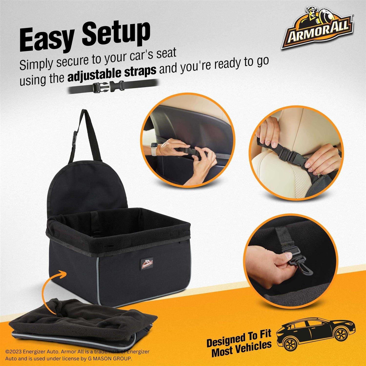 Armor All Dog Car Seat – Dog Car Seats for Small Dogs Under 12 lbs - Healthber
