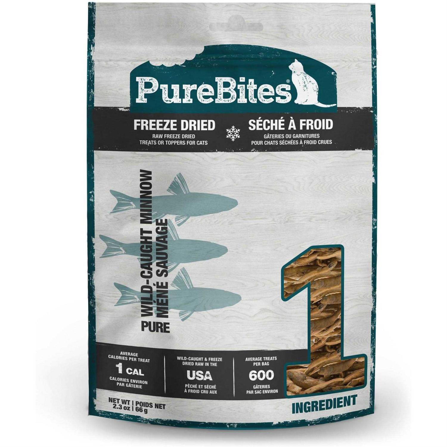 PureBites Freeze Dried Minnow Cat Treats - Healthber