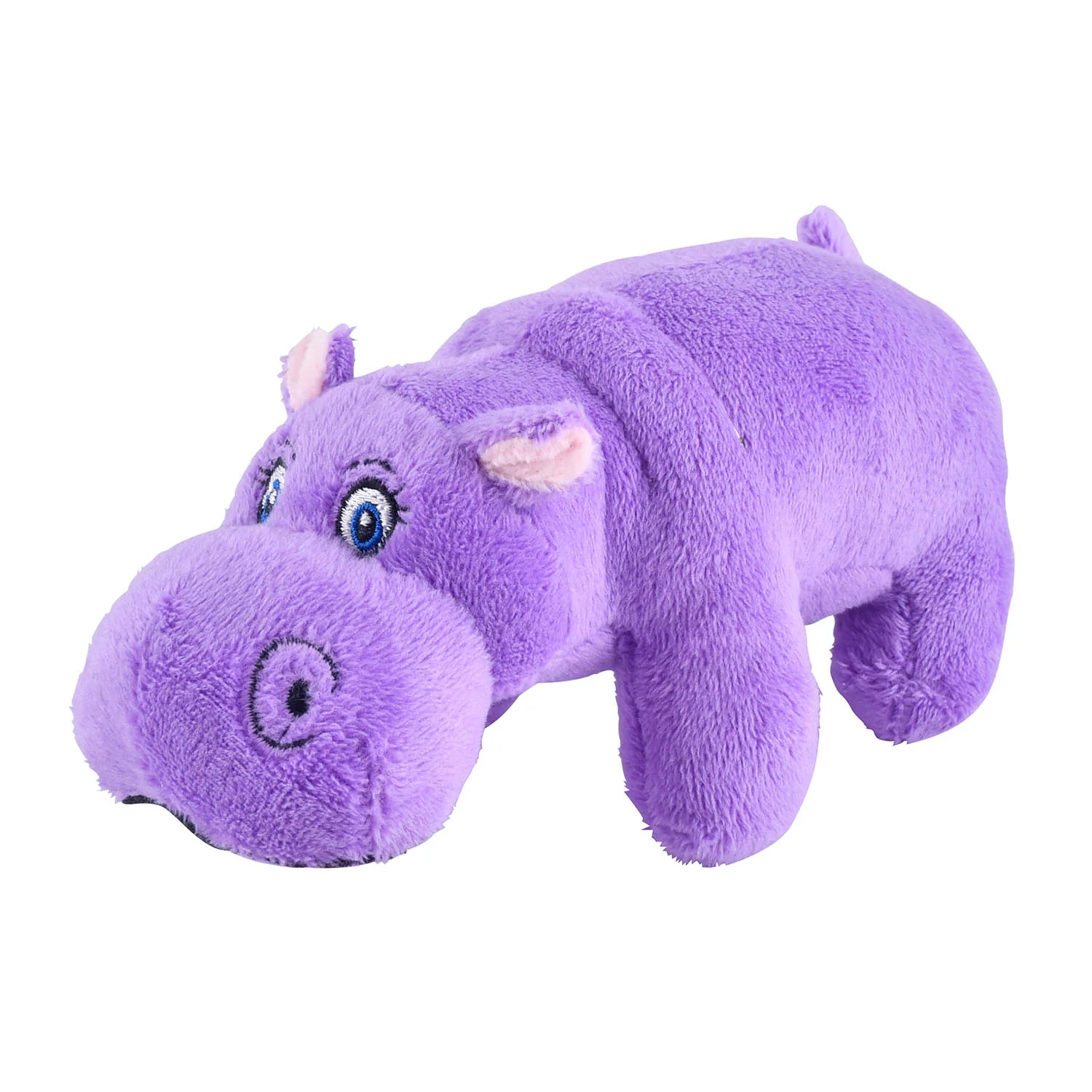 Plush Hippo Jr. Dog Toy with Squeaker - Healthber
