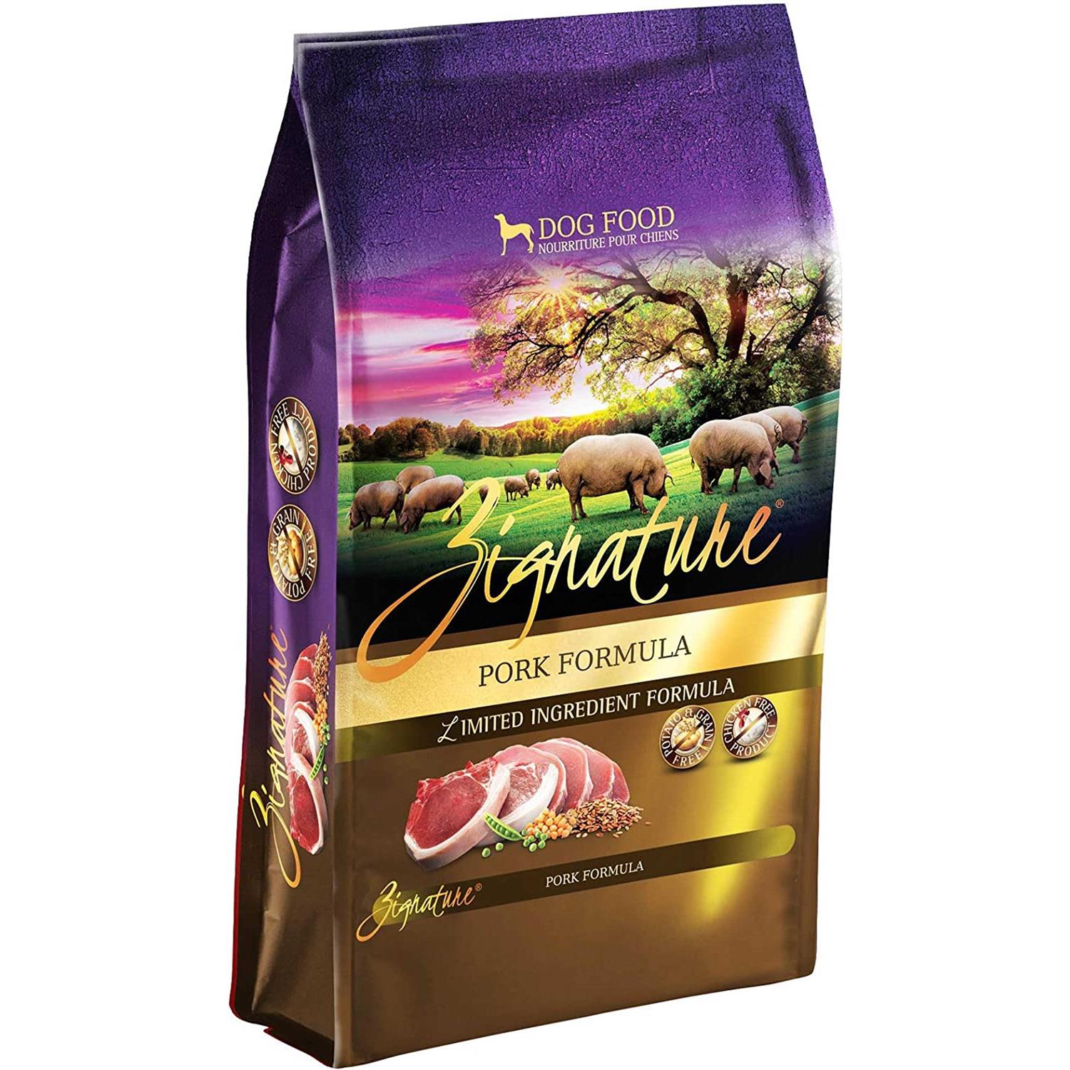 Zignature Limited Ingredient Pork Dry Formula Dog Food - Healthber