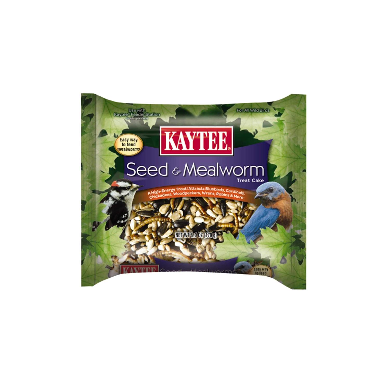 Kaytee Seed & Mealworm Cake - Healthber