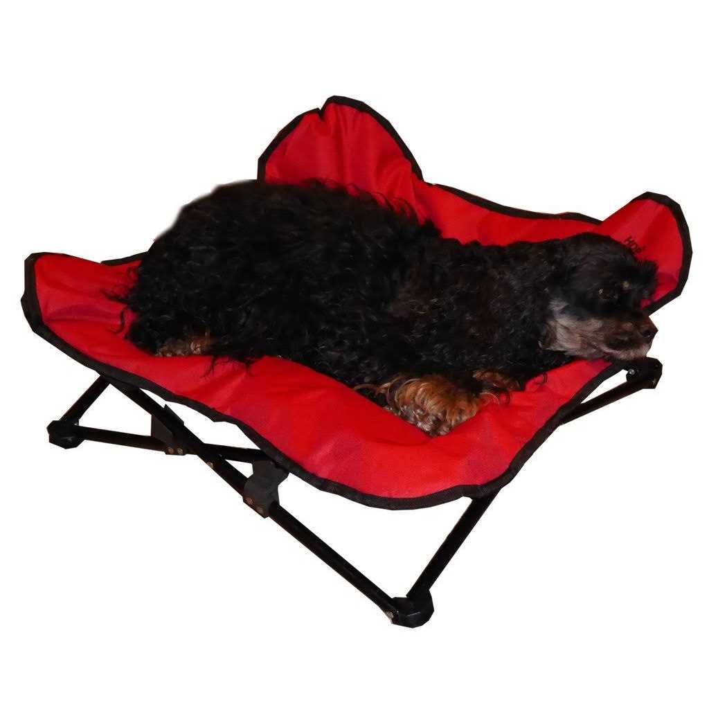 HDP Elevated Padded Napper Cot Space Saver Pet Bed - Healthber