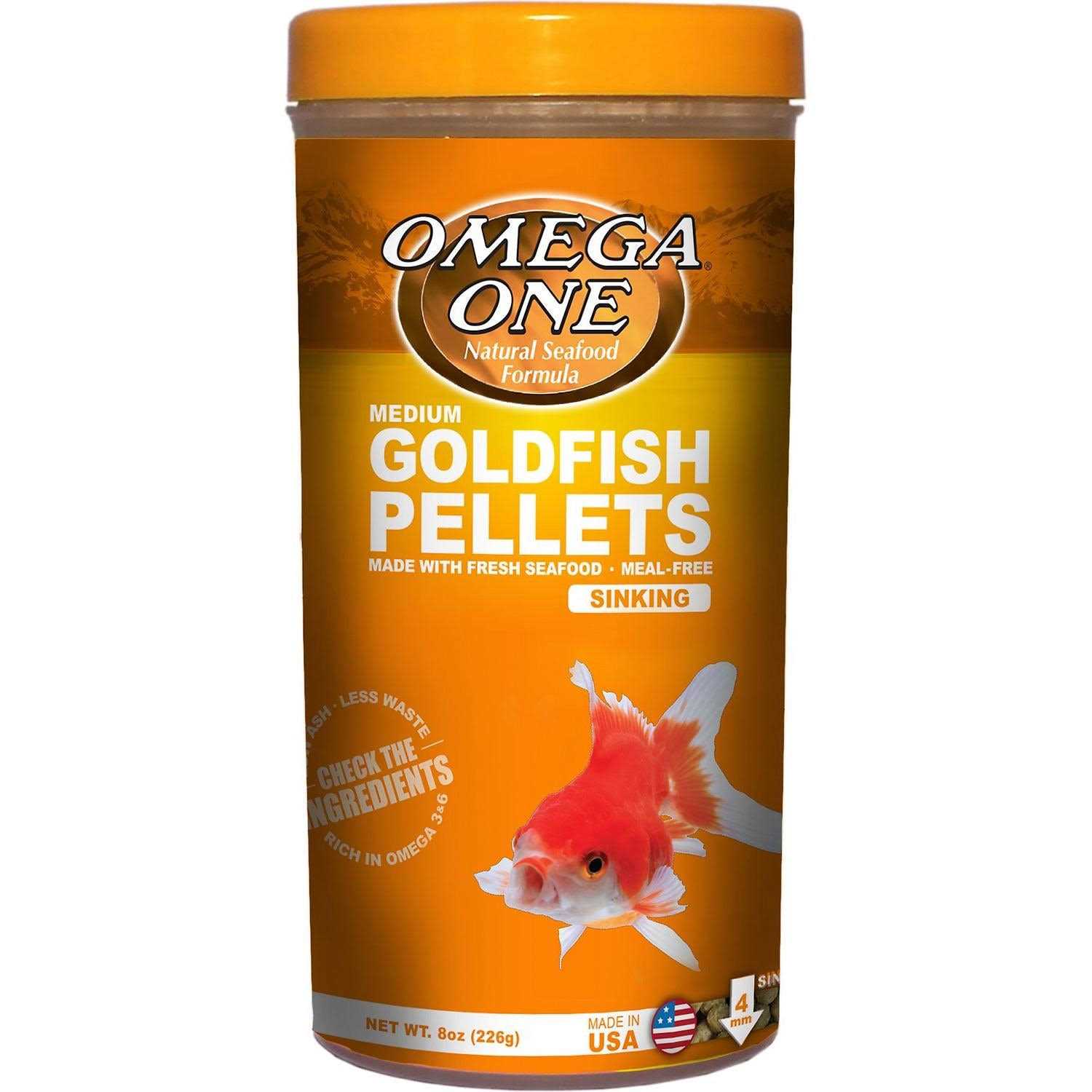 Omega One Medium Sinking Goldfish Pellets - Healthber