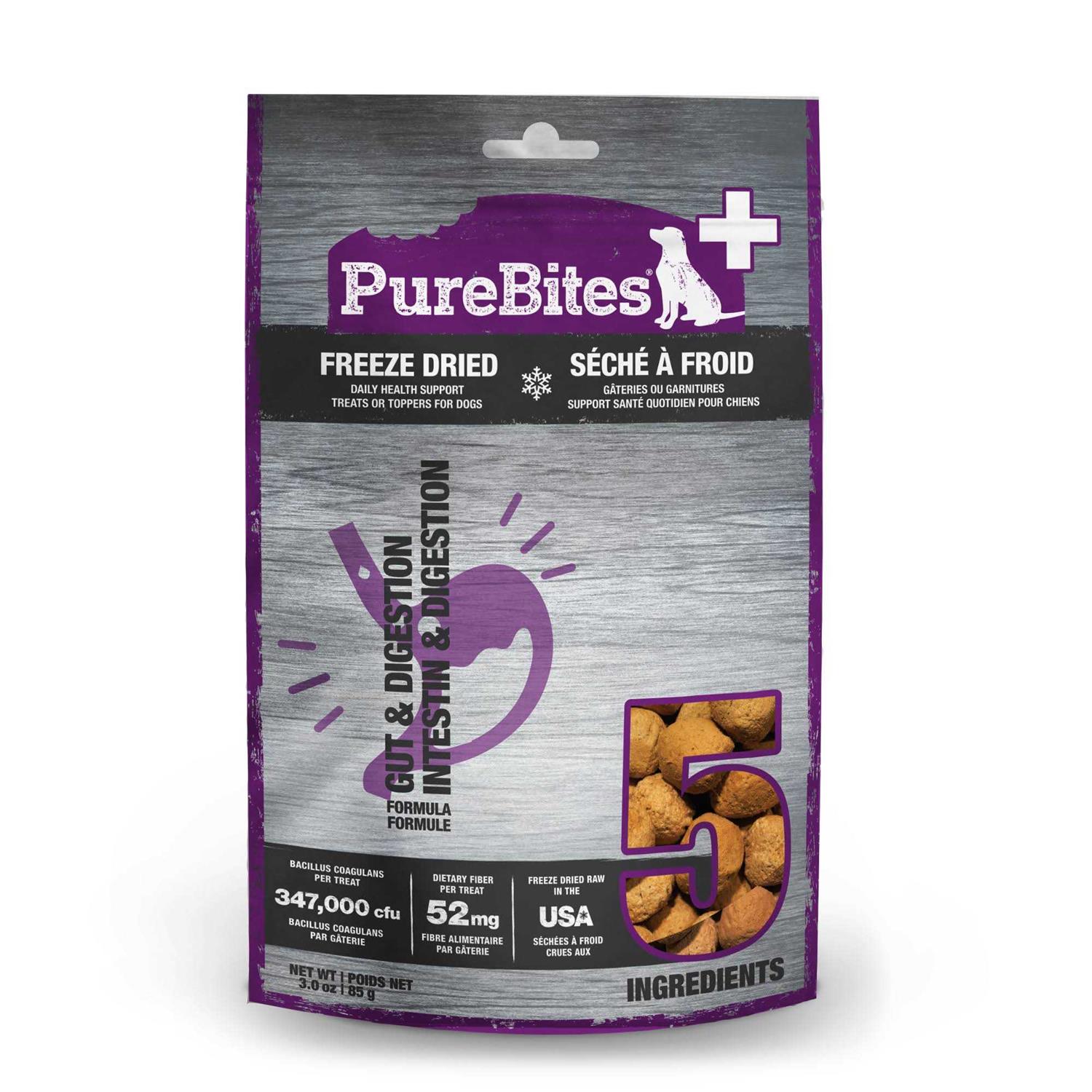 PureBites+ Gut & Digestion Freeze Dried Dog Treats - Healthber