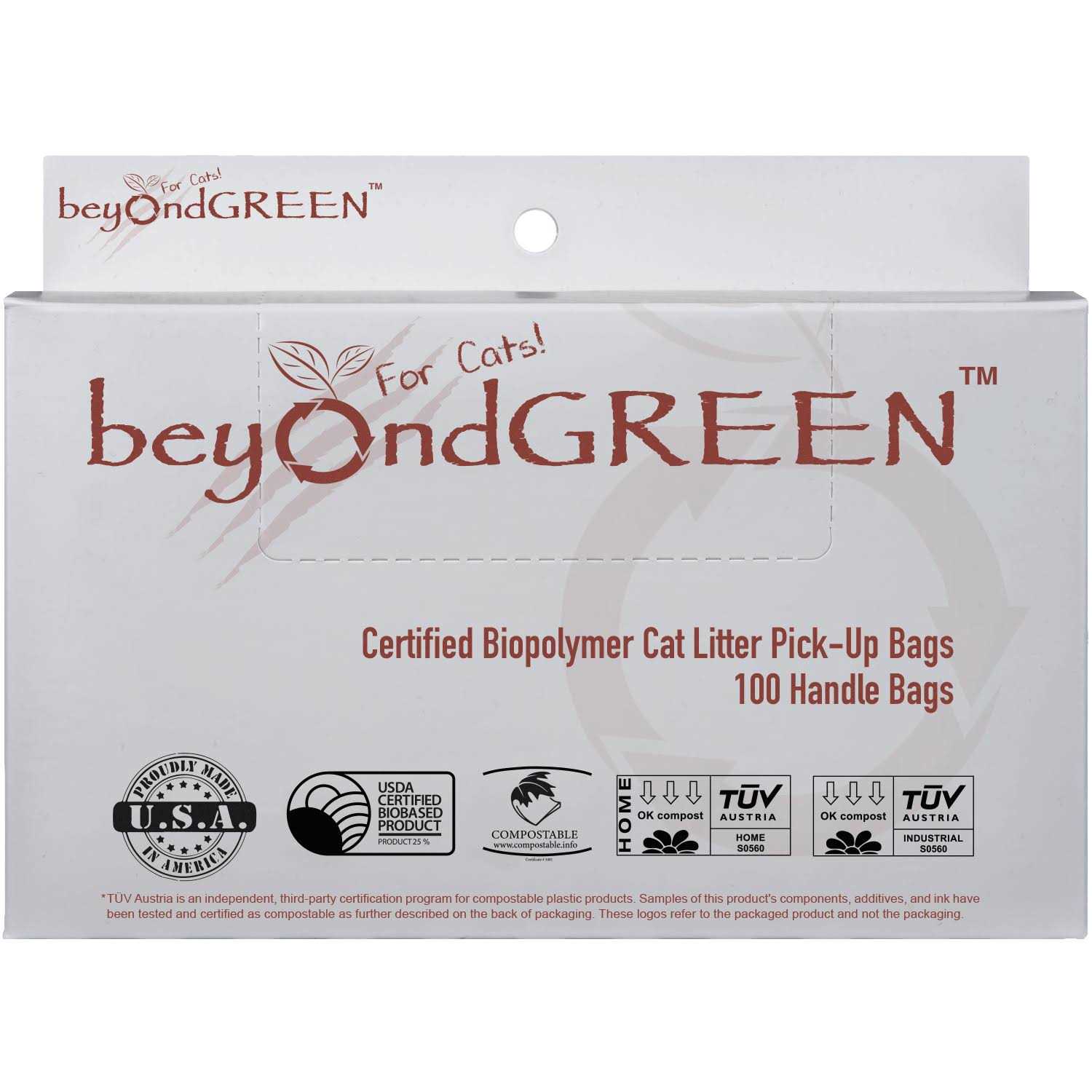 beyondGREEN Plant-Based Cat Litter Waste Bags - Healthber