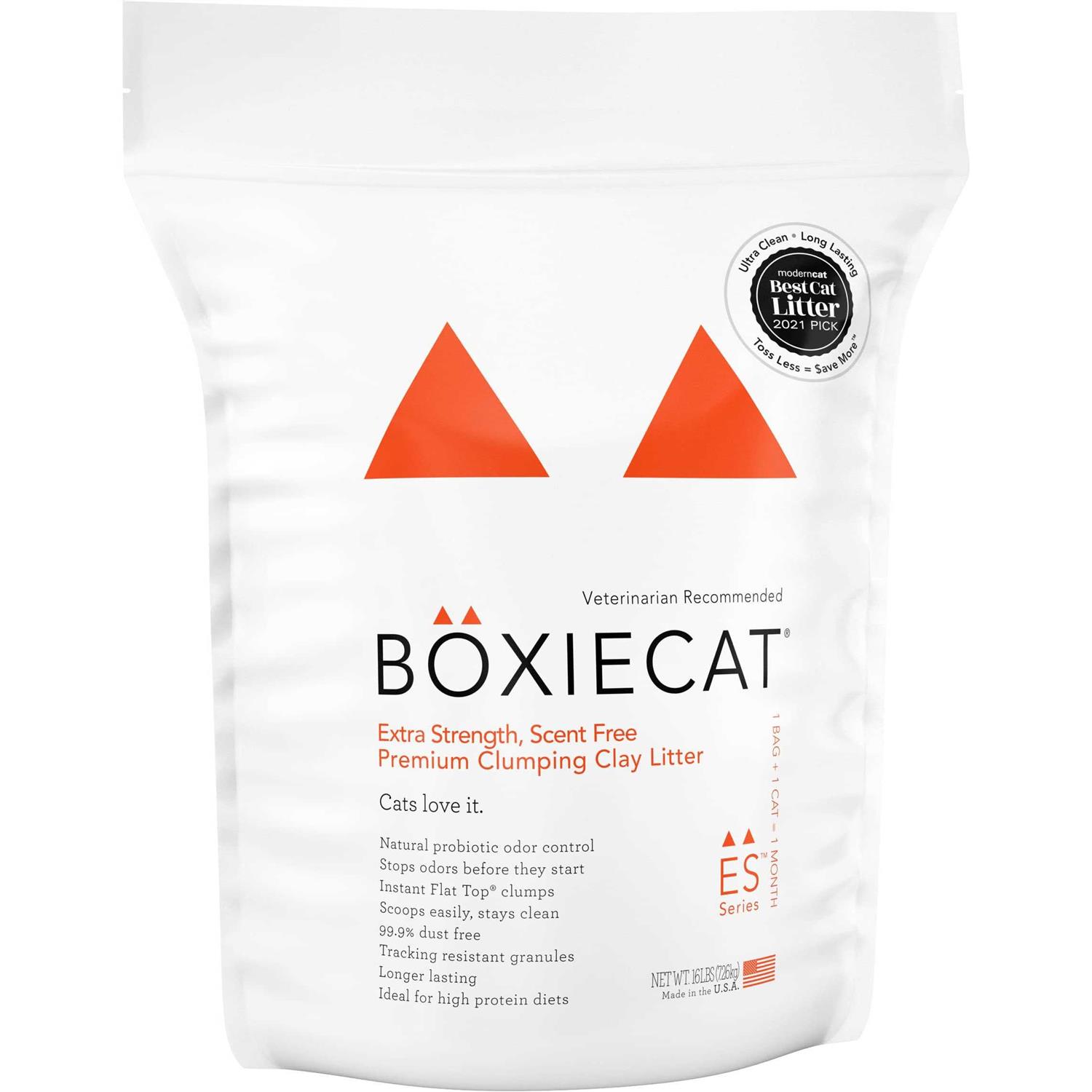 Boxiecat Extra Strength Premium Clumping Clay Cat Litter - Healthber