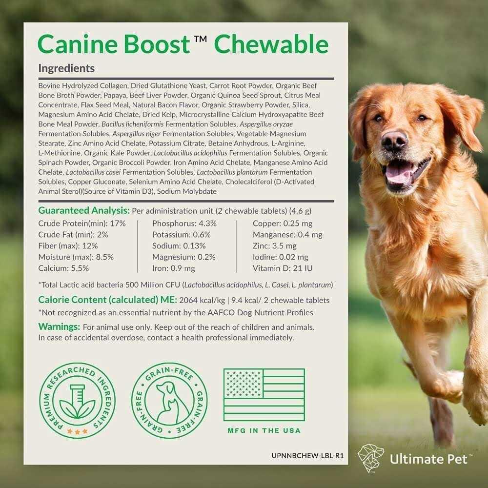 Ultimate Pet Nutrition Canine Boost Powder Supplement for Dogs - Healthber