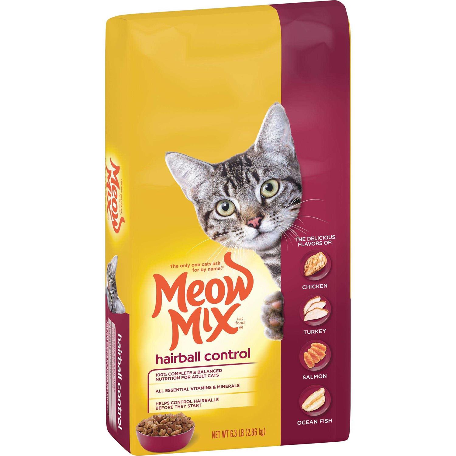 Meow Mix Hairball Control Dry Cat Food - Healthber