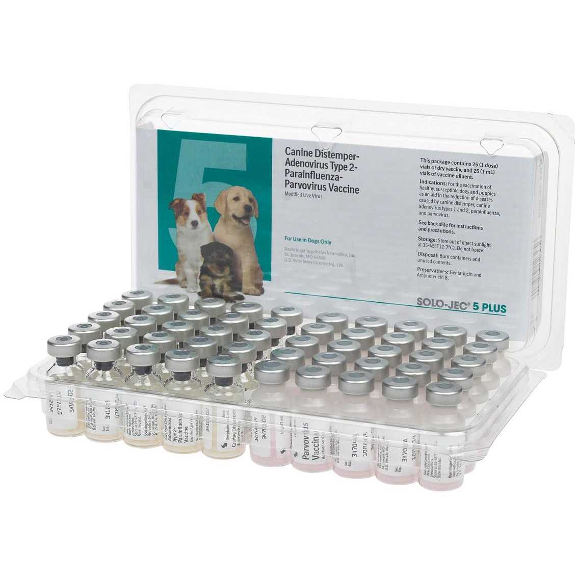 Boehringer Ingelheim Solo-Jec 5 Vaccine for Dogs - Healthber